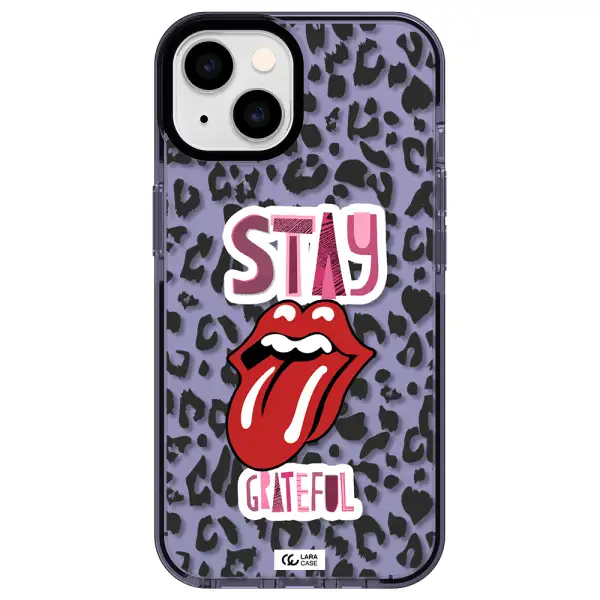 The Rolling Stones Apple iPhone 14 impact Lilac Case