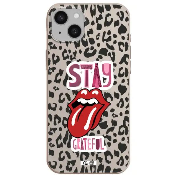 The Rolling Stones Apple iphone 15 plus Silicone Stone Case