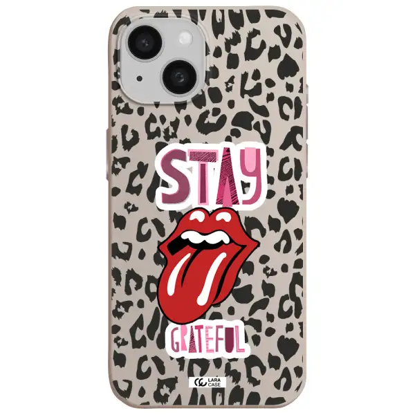 The Rolling Stones Apple iPhone 15 Silicone Stone Case
