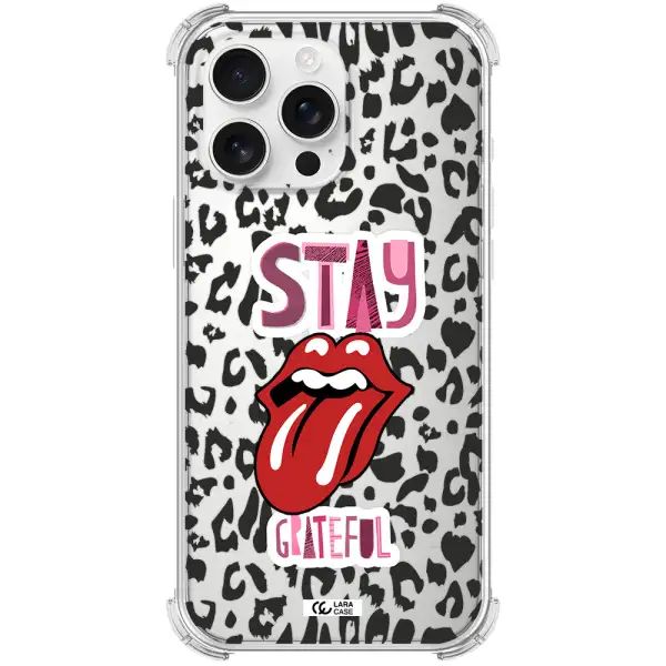 The Rolling Stones Apple Iphone 16 Pro Max Clear Pc Case