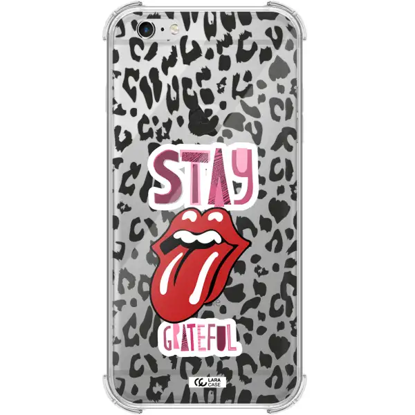 The Rolling Stones Apple iPhone 6 s plus Clear PC Case