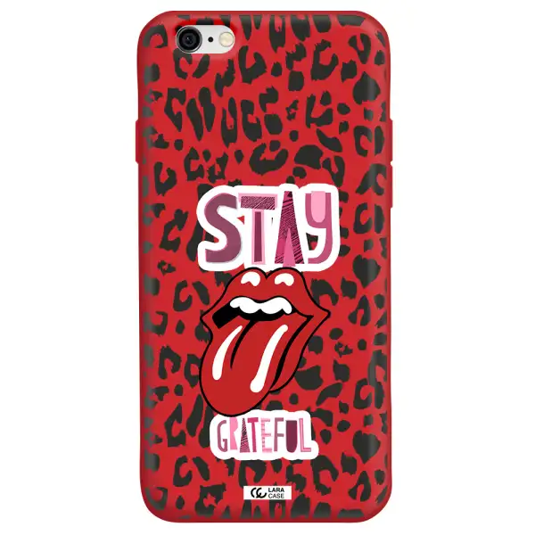 The Rolling Stones Apple iPhone 6 Silicone Imperial Red Case