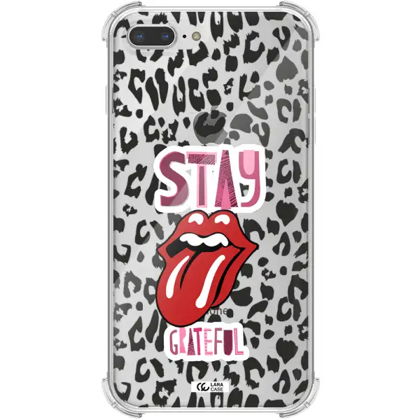 The Rolling Stones Apple iPhone 8 plus Clear PC Case
