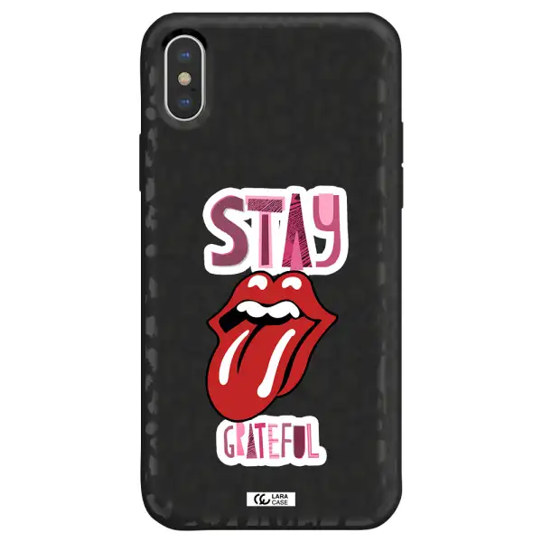 The Rolling Stones Apple iPhone X Silicone black Case