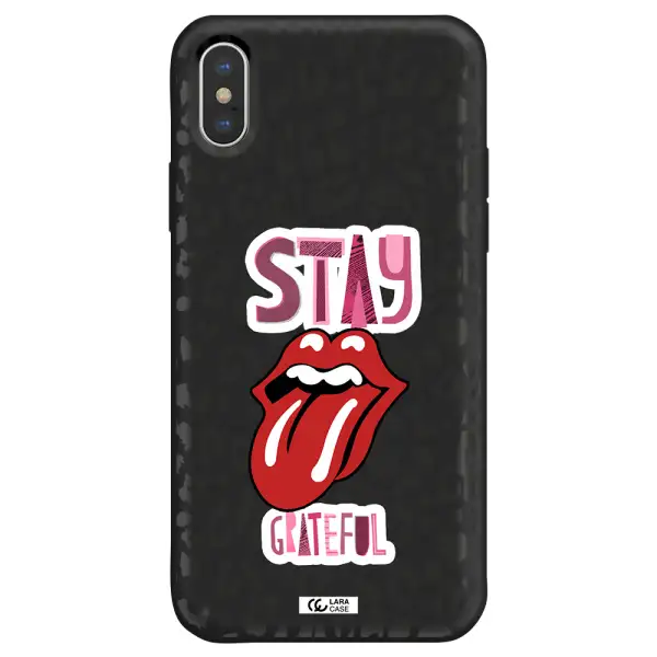 The Rolling Stones Apple iPhone XS Silicone black Case
