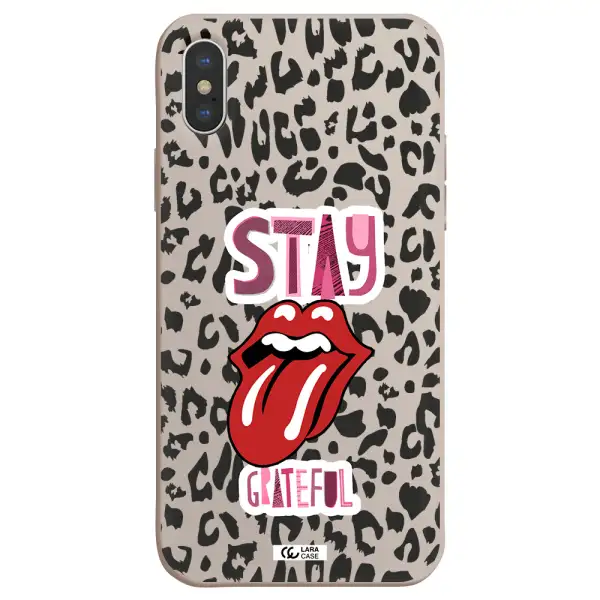 The Rolling Stones Apple iPhone XS Silicone Stone Case