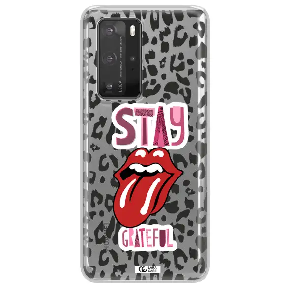 The Rolling Stones Huawei P40 Pro Clear TPU Case