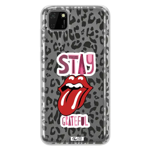 The Rolling Stones Huawei Y5P Clear TPU Case