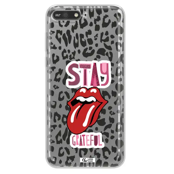 The Rolling Stones Huawei Y6 2018 Clear TPU Case