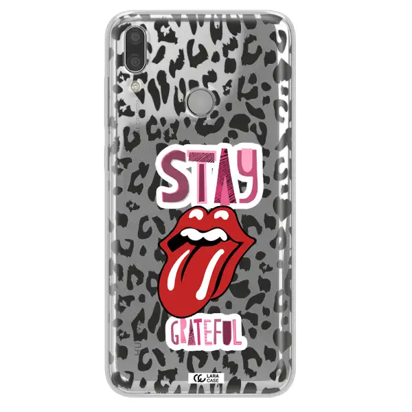 The Rolling Stones Huawei Y7 2019 Clear TPU Case