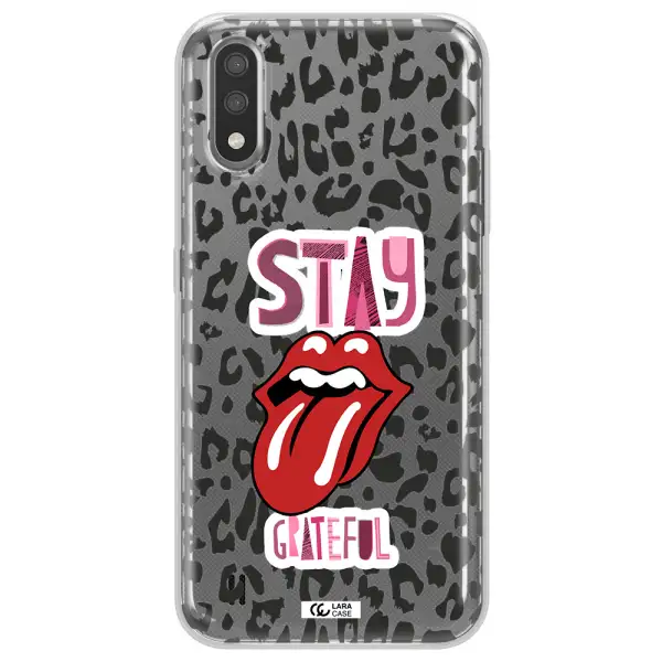 The Rolling Stones Samsung A01 Clear TPU Case