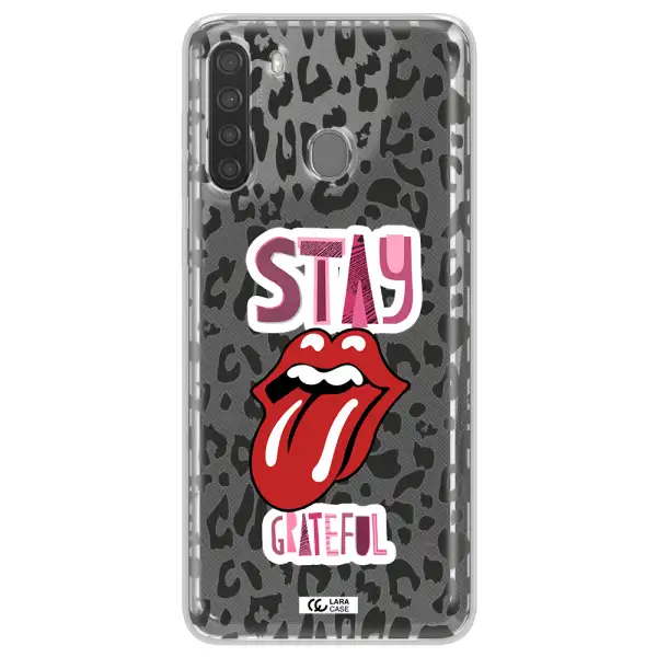 The Rolling Stones Samsung A21 Clear TPU Case