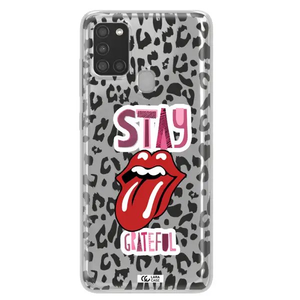 The Rolling Stones Samsung A21S Clear TPU Case