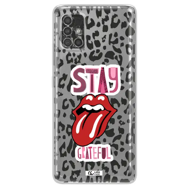 The Rolling Stones Samsung A40S Clear Tpu Case
