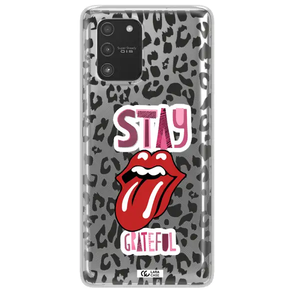 The Rolling Stones Samsung A91 Clear TPU Case