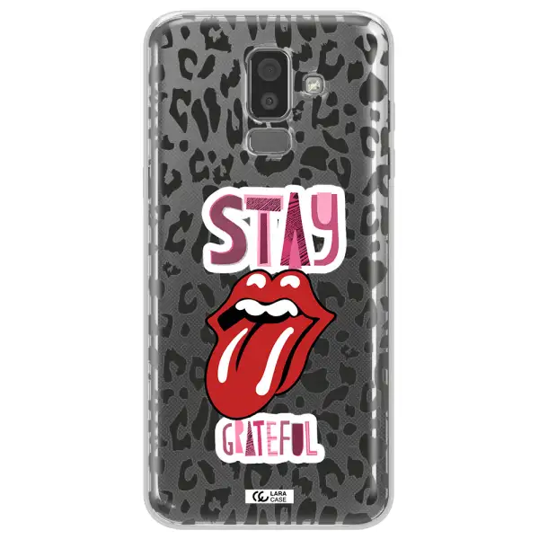 The Rolling Stones Samsung J8 Clear TPU Case