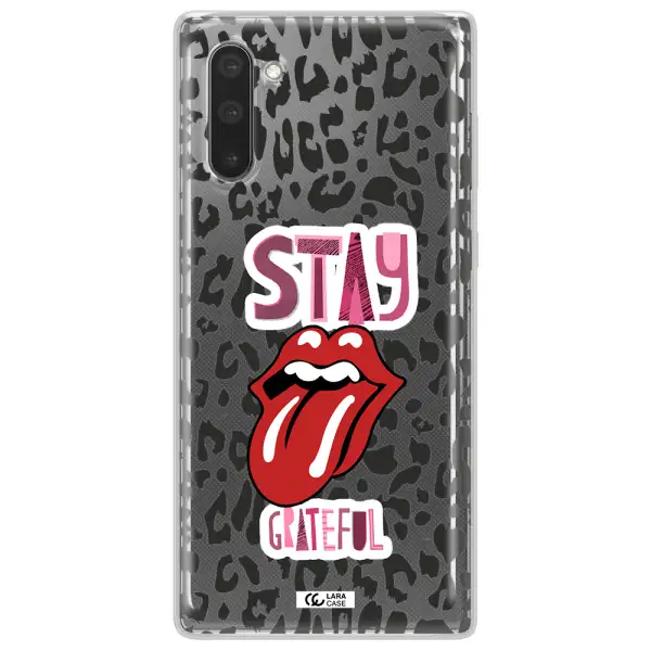 The Rolling Stones Samsung Note 10 Clear TPU Case