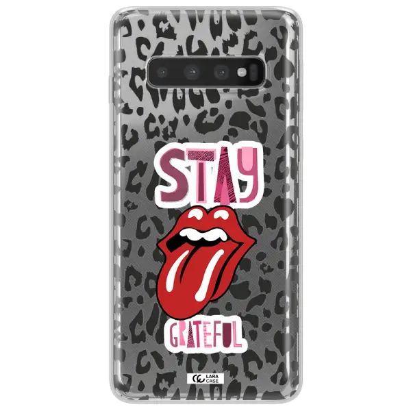 The Rolling Stones Samsung S10 Clear TPU Case