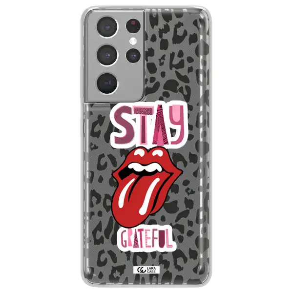 The Rolling Stones Samsung S21 Ultra Clear TPU Case