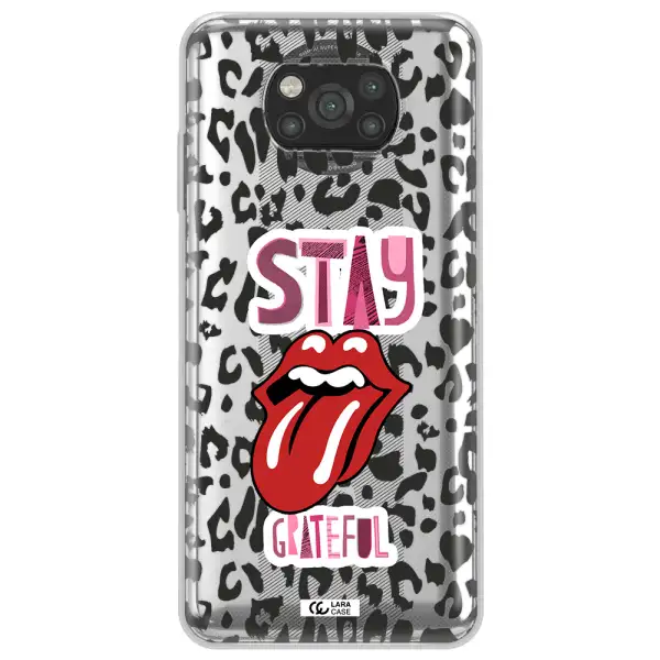 The Rolling Stones Xiaomi Poco X3 Clear TPU Case