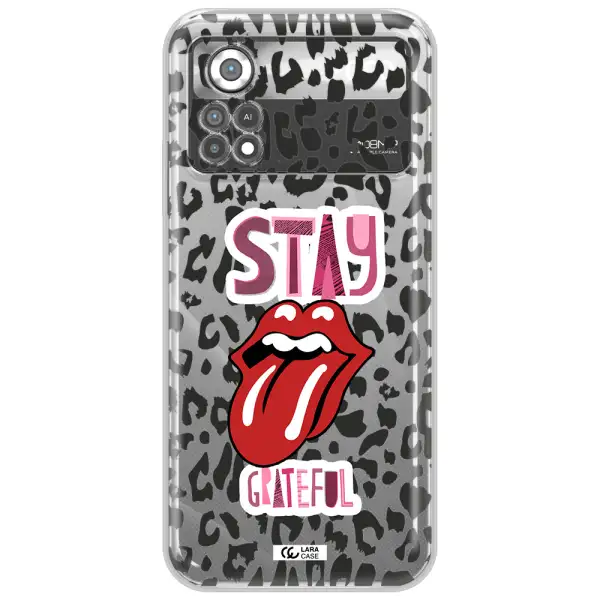 The Rolling Stones Xiaomi Poco X4 Pro Clear TPU Case