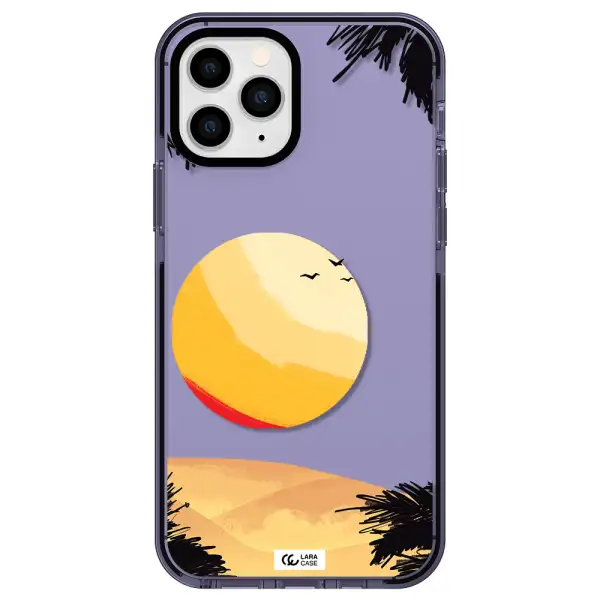 Sunset On The Beach Apple iPhone 11 pro max impact Lilac Case