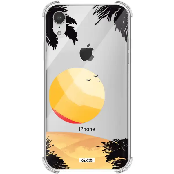 Sunset On The Beach Apple iPhone XR Clear PC Case