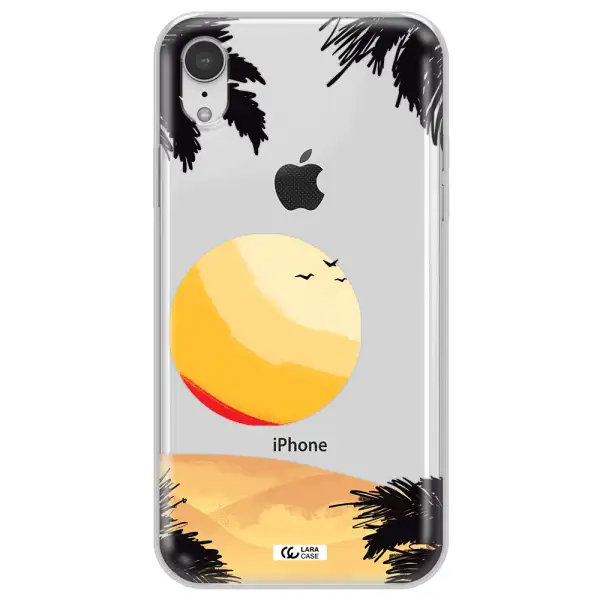 Sunset On The Beach Apple iPhone XR Clear TPU Case