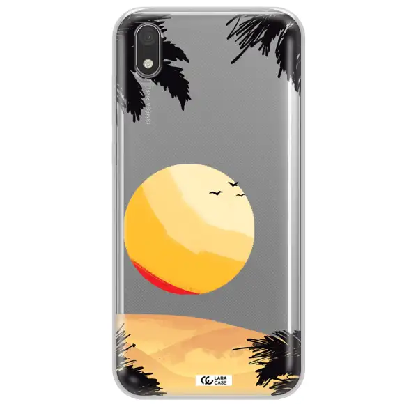 Sunset On The Beach Huawei Honor 8S Clear TPU Case