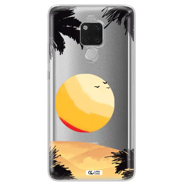 Sunset On The Beach Huawei Mate 20X Clear TPU Case