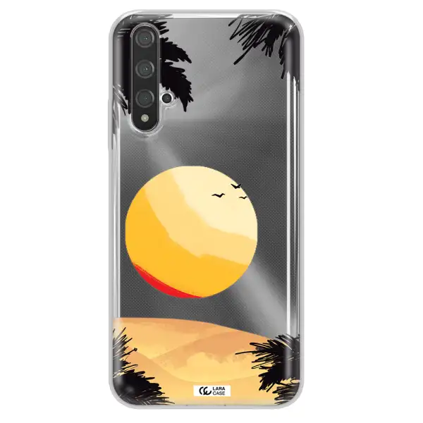 Sunset On The Beach Huawei Nova 5t Clear TPU Case