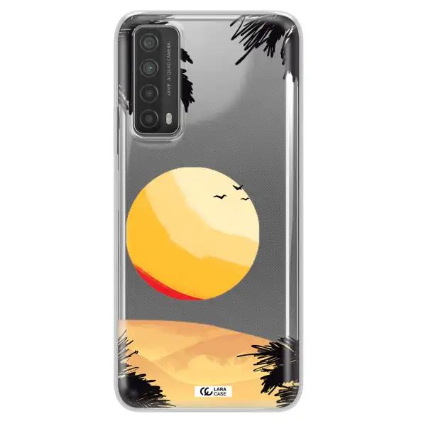 Sunset On The Beach Huawei P Smart 2021 Clear TPU Case