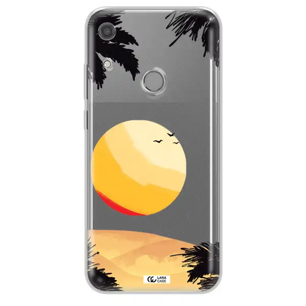 Sunset On The Beach Huawei Y6S Clear TPU Case