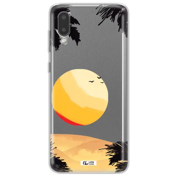Sunset On The Beach Samsung A02 Clear TPU Case