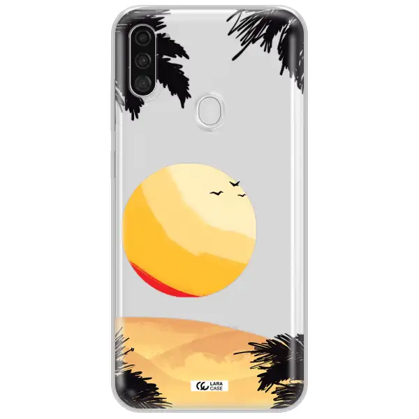 Sunset On The Beach Samsung A11 Clear TPU Case