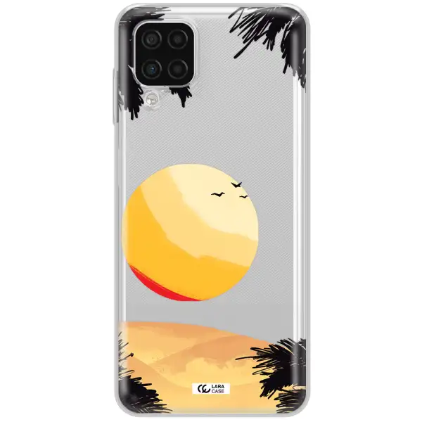 Sunset On The Beach Samsung A12 4g Clear TPU Case
