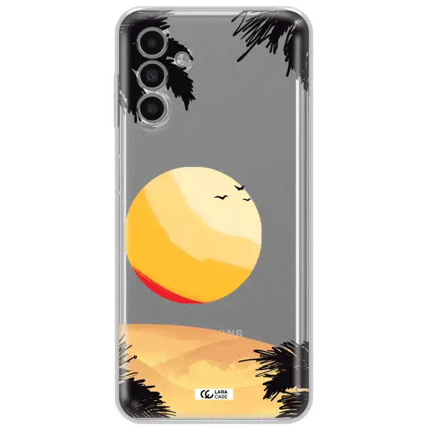 Sunset On The Beach Samsung A13 5G Clear Tpu Case