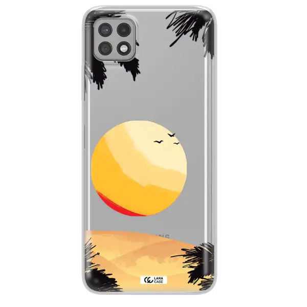 Sunset On The Beach Samsung A22 5g Clear TPU Case