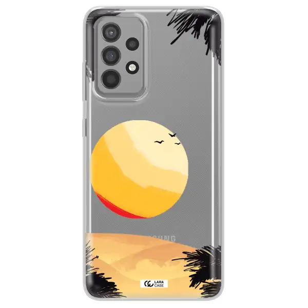 Sunset On The Beach Samsung A52 Clear TPU Case