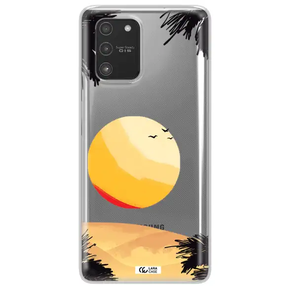 Sunset On The Beach Samsung A91 Clear TPU Case
