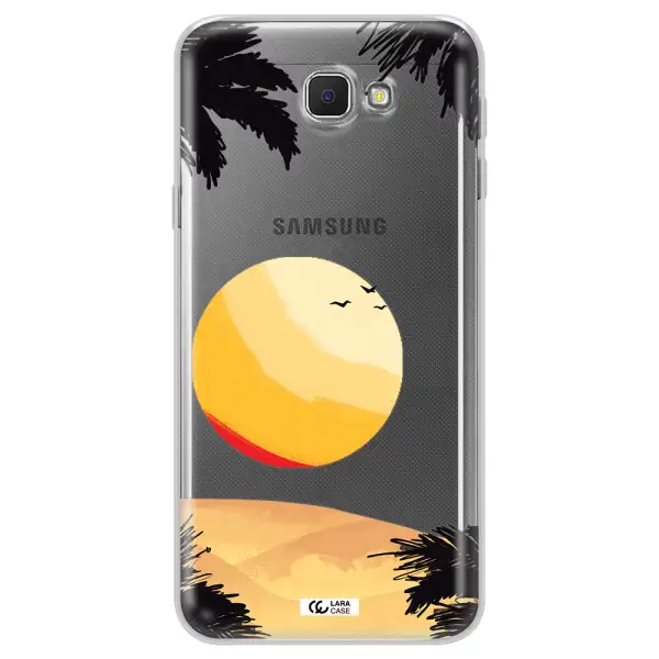 Sunset On The Beach Samsung J5 Prime Clear TPU Case