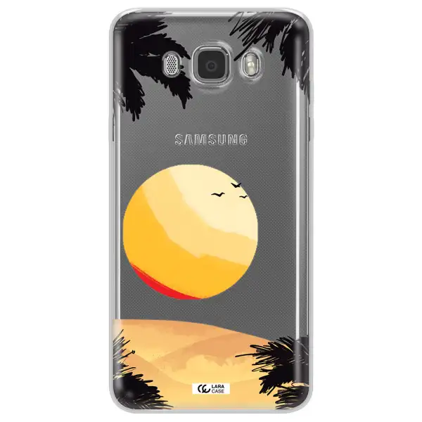 Sunset On The Beach Samsung J7 2016 Clear TPU Case