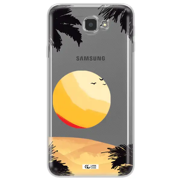 Sunset On The Beach Samsung J7 Prim Clear TPU Case