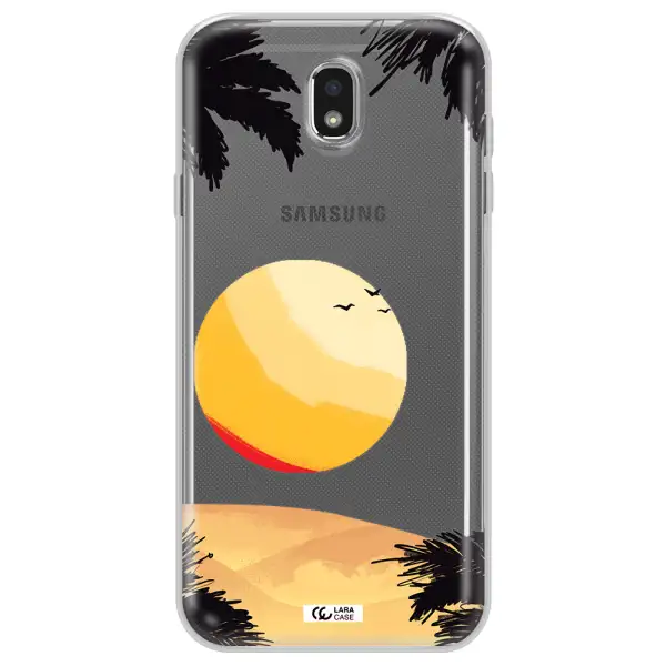 Sunset On The Beach Samsung J7 Pro Clear TPU Case