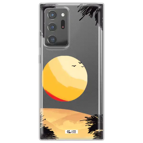 Sunset On The Beach Samsung Note 20 Ultra Clear TPU Case
