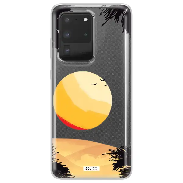 Sunset On The Beach Samsung S20 Ultra Clear TPU Case