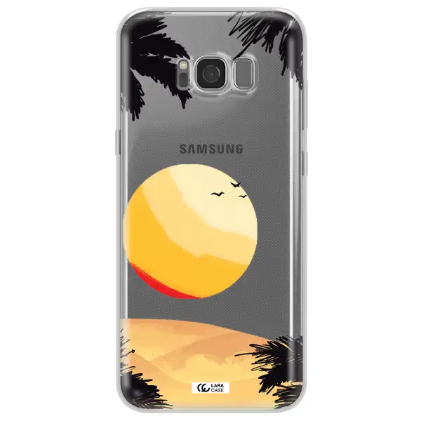 Sunset On The Beach Samsung S8 Clear TPU Case