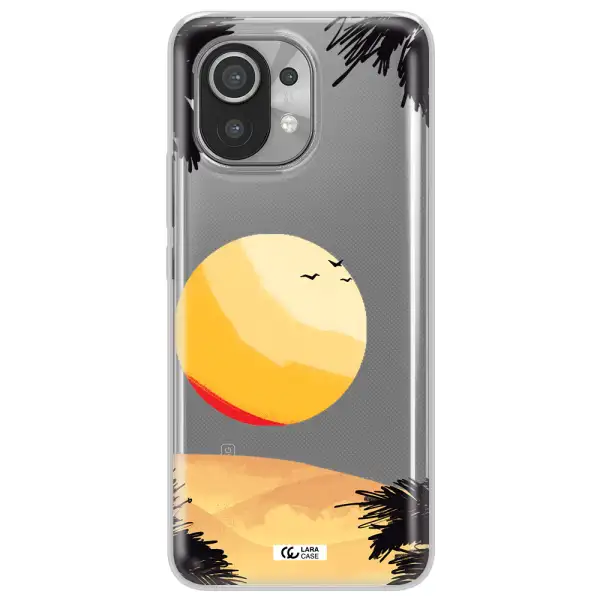 Sunset On The Beach Xiaomi Mi 11 Clear TPU Case