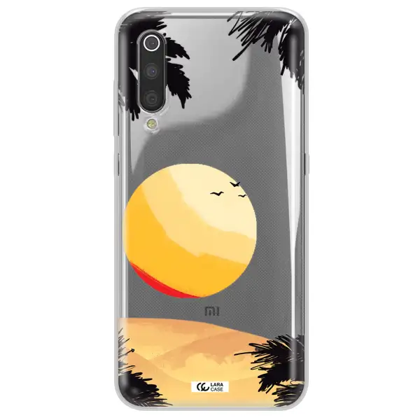 Sunset On The Beach Xiaomi Mi 9 Clear TPU Case