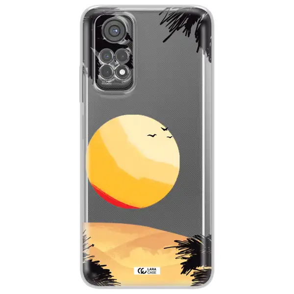 Sunset On The Beach Xiaomi Redmi Note 11S Clear Tpu Case